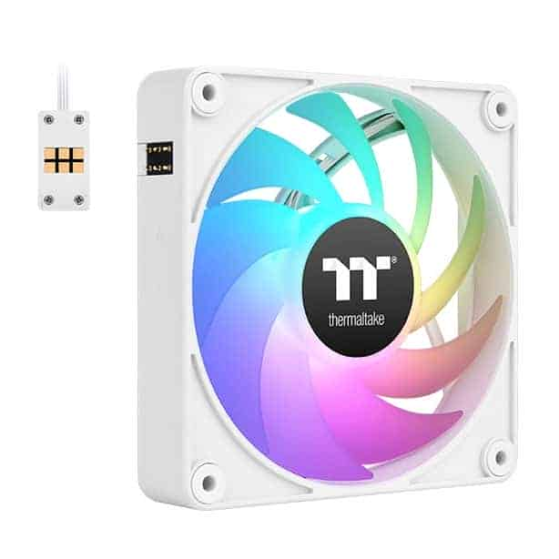 Thermaltake CT120 EX ARGB Sync Snow 120mm PWM Fan Triple Pack